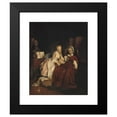 thumbnail image 2 of Jean-Alphonse Roehn 20x24 Black Modern Framed Museum Art Print Titled - The Marriage Proposal (1839), 2 of 5