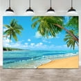thumbnail image 1 of Telón de fondo Qian Summer Tropical Hawaii, 270 x 180 cm, poliéster, 1 of 6