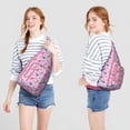 thumbnail image 3 of Cute Mythical Horse Sling Backpack - Unicorn Rainbow Print Shoulder Bag (Easy Access Pockets, Comfortable & Waterproof), 3 of 4