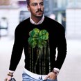 thumbnail image 4 of Camiseta de todos los días unisex para hombre Camiseta informal de manga larga con estampado gráfico en 3D del día de San Patricio Pompotops  oipoqjl6695, 4 of 9