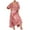 Pink, variant on XMMSWDLA Women's Satin Kimono Robes for Bridesmaids Silk Nightgown and Robes Lace Cami Sleepwear with Robe Soft Pajamas for Women