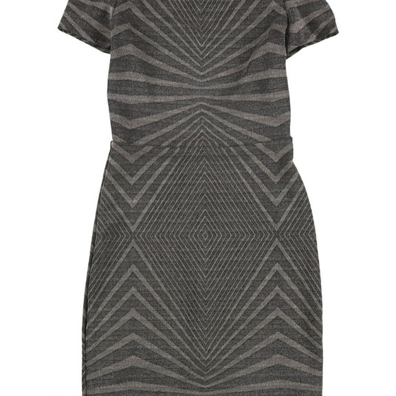 City Studio Womens City Triangles Off-Shoulder Dress, Metallic, Juniors, 3