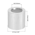 thumbnail image 2 of Unique Bargains 5/16'/8mm Wire Rope Stop Sleeve,Aluminum Crimping Loop Sleeve,Silver, 8 Pack, 2 of 5
