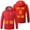 Red, variant on Fesfesfes Fleece Coat for Men's Intelligent Heating Top Solid Color Winter Comfortable Long Sleeve Coat Sweater