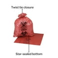thumbnail image 2 of McKesson Infectious Waste Bags, Star-Sealed - 7 to 10 gal, 24 in x 24 in, 250 Ct, 2 of 11