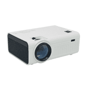 RCA 480P LCD Home Theater Projector - Up to 130 RPJ136, 1.5 LB, White