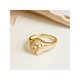 thumbnail image 1 of 1pc S925 Sterling Silver Classic Star Shaped Index Finger Ring For Women, Fashionable & Personalized Meteor Ring Style Jewelry For Cocktail Party, 1 of 5