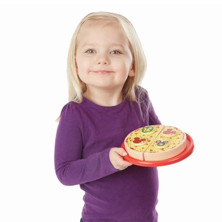 Melissa & Doug Mickey Mouse Wooden Pizza and Birthday Cake Play