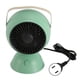 thumbnail image 1 of Mini calefactor de 1300 W, silencioso, de temperatura constante, de calentamiento rápido, portátil, para escritorio, dormitorio, oficina, 100 V-240 V, enchufe estadounidense verde, 1 of 5