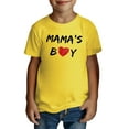 thumbnail image 4 of MEZZALL MAMA'S BOY Boy Shirt Baby Tee Versatile Dailywear, Yellow, 1-2 Years, 4 of 4