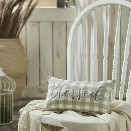 Celebrate Grace Blessed Pillow 7x13