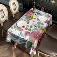 thumbnail image 4 of Pioneer Flower Floral Print Pattern Rectangle Tablecloth 60"x102",Waterproof Polyester Rectangle Table Cloth, Wipeable Spillproof Polyester Tablecloth for Dining, Camping, Indoor and Outdoor, 4 of 6