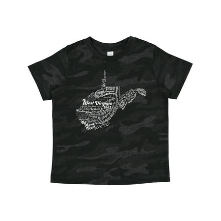 

Inktastic West Virginia State Word Salad Gift Toddler Boy or Toddler Girl T-Shirt