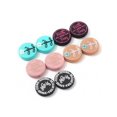 thumbnail image 1 of 10pcs/Pack Round Silicone Printed Beads For Diy Car Pendant, Keychain, Necklace Or Pen Decor, 1 of 1