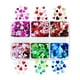 thumbnail image 3 of Lentejuelas de corazones de amor rojos para decoración de San Valentín, copos de purpurina negra mixta para esmalte de Gel, accesorios para uñas, 6 rejillas, 3 of 4