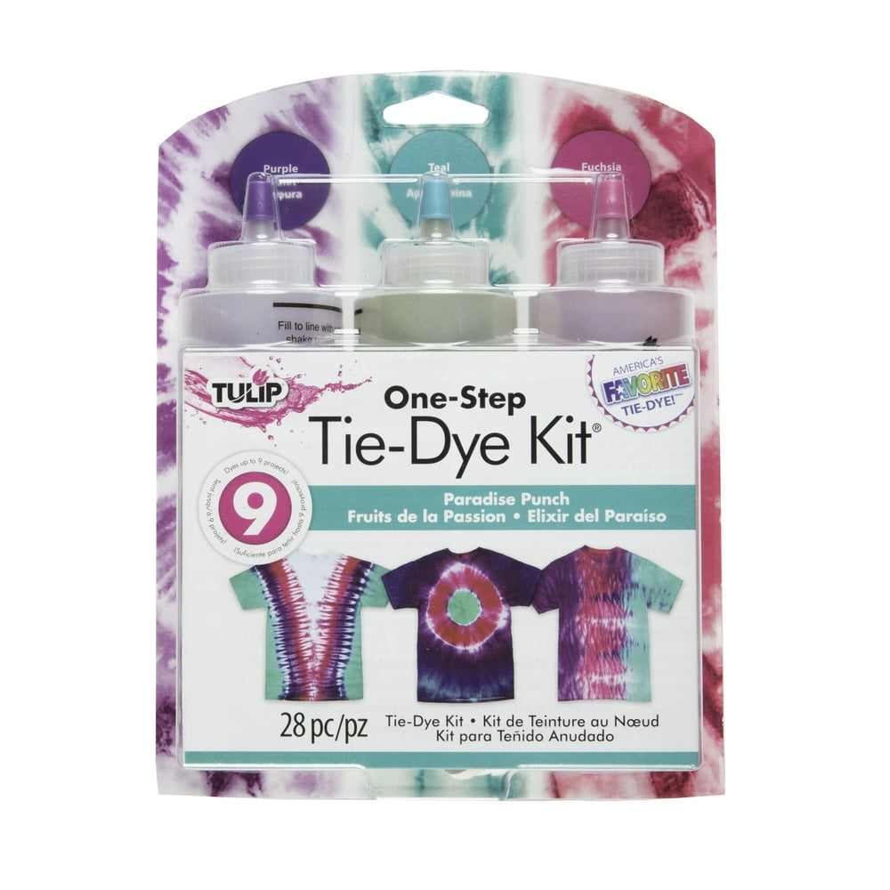 Tulip® 3 Color Tie Dye Kit Paradise Punch, DIY Tie Dye