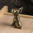 thumbnail image 5 of Brass Dog Animal Statue Sculpture Home Decor Gifts Tabletop Figurine, 5 of 5