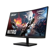 Acer Nitro 27 FHD (1920x1080) Curved 165Hz Gaming Monitor, Black, ED270R Sbiipx, New