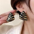 thumbnail image 4 of Misright elegant equids Pattern Metal Earrings Lightweight Comfort For Women Jewelry, 4 of 9