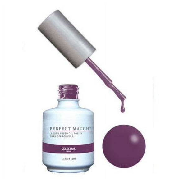 LECHAT Perfect Match Pair of Soak off Gel   Matching Nail Polish - PMS104 Celestial