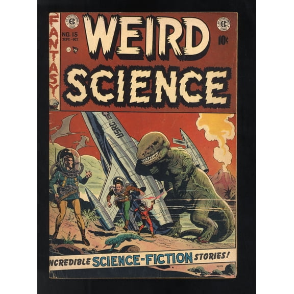 Weird Science #15 FN+ 6.5 #4 Atomic Explosion Panel! Comic Book