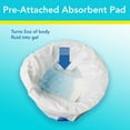 thumbnail image 5 of AUQ  Potty Liners Pack of 30 Liners - Never Clean A Potty Again - PottyMate Liners with Super Absorbent Pad - Fits Any Standard or Travel Potty - by Cleanis 30 Count (Pack of 1), 5 of 6