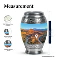 thumbnail image 2 of KARYLIZ Nature Cremation Urn For Ashes For Women - Forest Large Funeral Urns for Human Ashes Adult Man - Desert Journey Decorative Urn For Burial With Velvet Bag 10 Inch, 2 of 2
