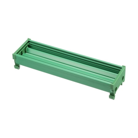 

Uxcell DIN Rail Mount Carrier for 110mm x 42mm PCB Housing Bracket Green