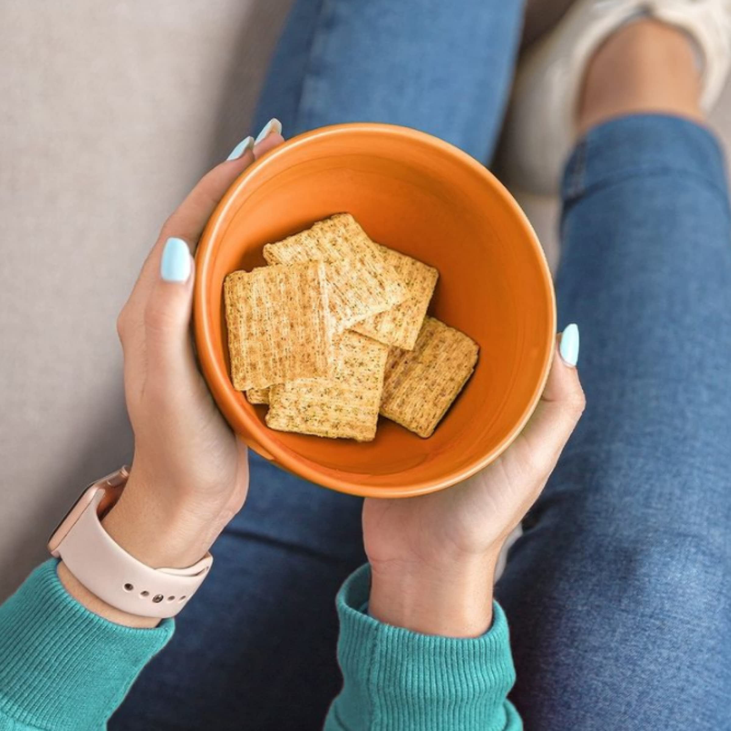 (3 pack) Triscuit Original Whole Grain Wheat Crackers, Vegan Crackers, Healthy Snacks, Lunch Snacks, 8.5 oz