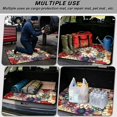 thumbnail image 3 of XYZCANDO Bohemian Floral Cargo Liner 29" x 39", Easy Clean Universal Trunk Protection, All Weather Non-Slip Polyester Trunk Carpet for SUVs, 3 of 7