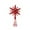 Red, variant on Christmas Tree Topper Small Christmas Star Mini Christmas Tree Star Topper for Xmas Party Holiday Home Decor,Silver,8.97*6.24*1.56 in