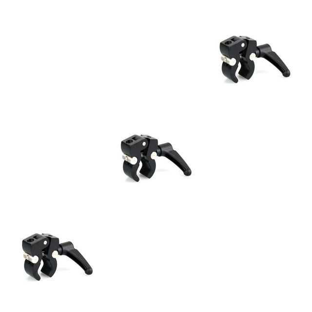 Maytalsory Camera Clamp Mount Aluminum Alloy Bicycles Handlebar Light Bracket Clip Holder Adapter Replacement Part Photography 1 3Set