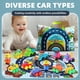 thumbnail image 2 of Car Toys ALASOU de goma blanda para 1 a 2 años con tapete de juego y bolsa, 2 of 6