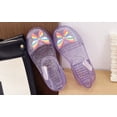 thumbnail image 5 of SGMVNU Little Girls Jelly Sandals Closed Toe Soft Rubber Sole Water Beach Shoes Summer Mary Jane Kids Princess Dress Flat, Size 9.5-10 Years, Purple, 5 of 6