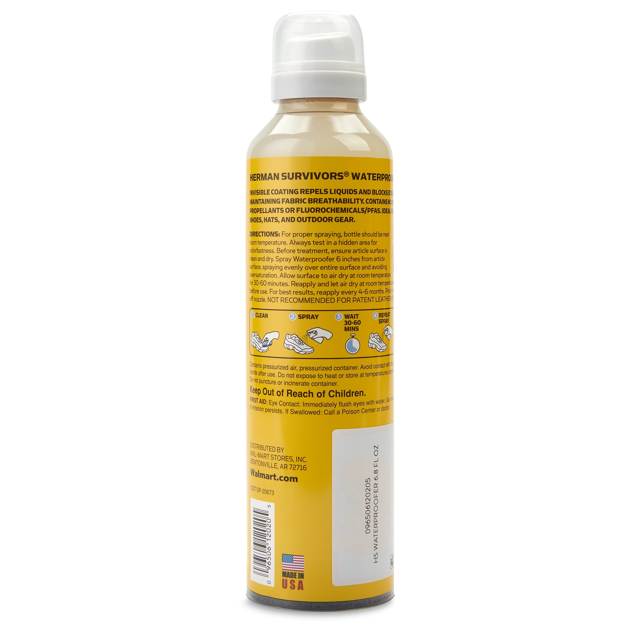 Herman Survivors Waterproofer Non Aerosol Spray 6.8 oz