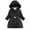 Black, variant on Girls Winter Clothes Girls Jacket Toddler Boys Girls Winter Coat Hooded Jacket Wear Thicken Windproof Zipper Warm Outwear
