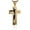 Gold, variant on HZMAN Basketball Football Soccer Cross Pendant, I CAN DO ALL THINGS STRENGTH Bible Verse Stainless Steel Necklace (Soccer Silver)