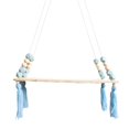 thumbnail image 2 of AMERTEER Tassels Octagonal Beads Hanging Wooden Board Storage Shelf Rack Nursery Decor, 2 of 8
