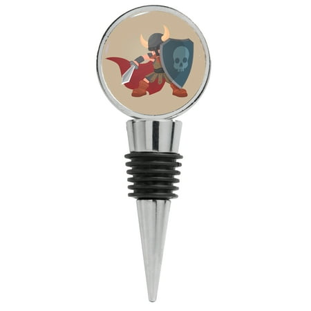 

Vector Illustration of a Viking with Sword and Shield Wine Stopper