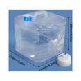 thumbnail image 4 of Contenedor de agua plegable Bling Bling gran capacidad para acampar LDPE, 4 of 4