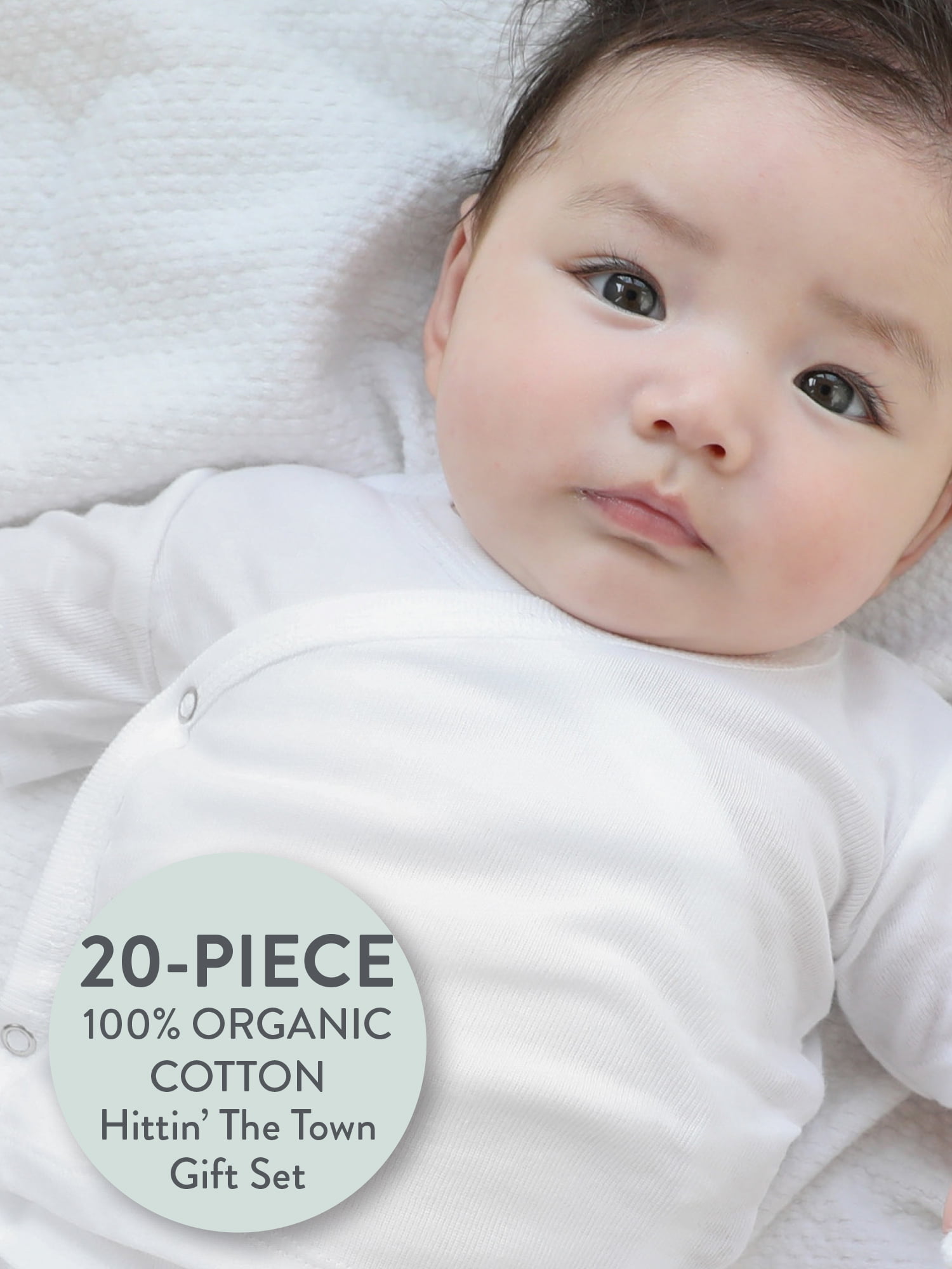 Honest Baby Clothing Baby Boy or Girl Gender Neutral Organic Cotton Hittin the Town Gift Set, 20 Piece (Newborn-6 Months)