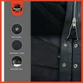 thumbnail image 5 of Daniel Smart Motorcycle Leather Chaps All-Season Women’s Assless Chaps with Customizable Fit & Carry Pocket, 5 of 7