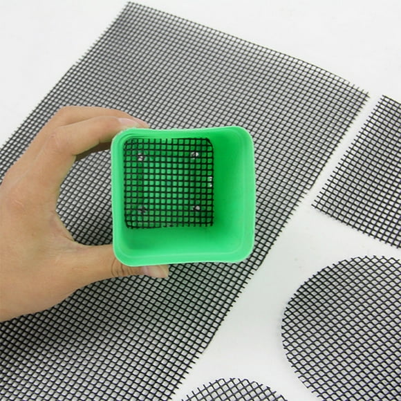 Alfombrilla para macetas, 5 piezas, para jardinería, almohadilla de malla para macetas, solución innovadora para macetas