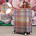 thumbnail image 4 of Multi Color Checkerboard Checkered Pattern Luggage Cover Fashion Suitcase Cover Baggage Covers Fit 25-28 Inch Luggage (Go Travel), 4 of 5