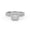 White Gold, variant on Half Eternity Halo Bridal Set Rings for Women, 0.95 Carat (ctw) Princess And Round Lab Grown Diamond Engagement Wedding Ring 14K Yellow Gold Over 925 Sterling Silver F-G-H, SI Quality Size-10