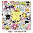 thumbnail image 5 of DONNGZAE 50Pcs Kids Sanrio Stickers Pack Cute Cartoon Characters Stickers Movie Decal Childrens Decorative Sticker for Kids Teens Adults Waterproof Stickers for Water Bottle Laptop Luggage A05, 5 of 7