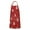 Red Christmas Snowman, variant on Red Christmas Snowman Apron-Garden Aprons for Women with Pockets-Cotton Linen Waterproof Kitchen Cooking Gardening Aprons Adjustable for Kitchen,Cooking,BBQ and Salon 32"x27"
