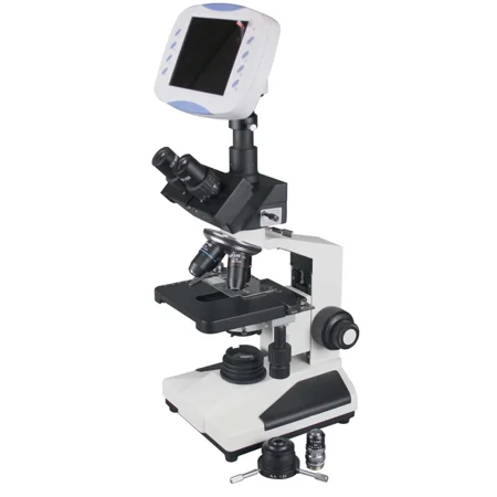 Radical Live Blood Analysis Microscope 2500× LED Darkfield with Built-in 4K Camera & 10" Display