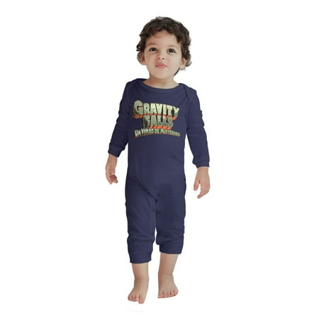 

Gravity Falls Baby Boys Romper Cute Long Sleeve Baby Crawler Jumpsuit With Snap Closure Cozy Baby Bodysuit For Boys And Girls (Infant) 12 Months