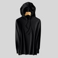 thumbnail image 6 of Xcmzpl Womens Knit Hoodies Basic Solid Color Hooded Sweatshirt Fashion Sweater Tops Cotton Long Sleeve Shirts Early Fall Fashion, 6 of 9